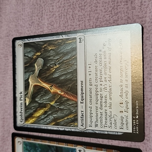 Set of 5 Magic The Gathering (MTG) Artifact Trading Cards - Picture 3 of 7